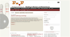 Desktop Screenshot of bowling-bremen.de